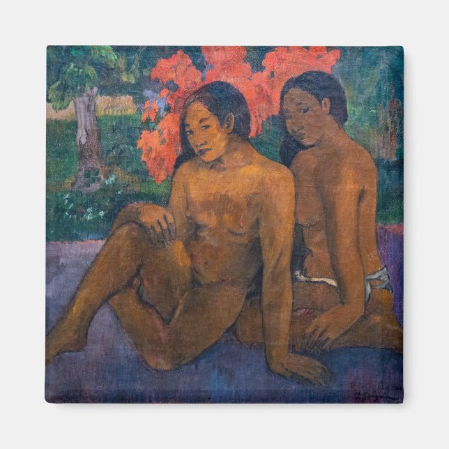 Imán Paul Gauguin - Y el oro de sus cuerpos (Frente)