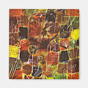 Imán Paul Klee, composición cósmica,