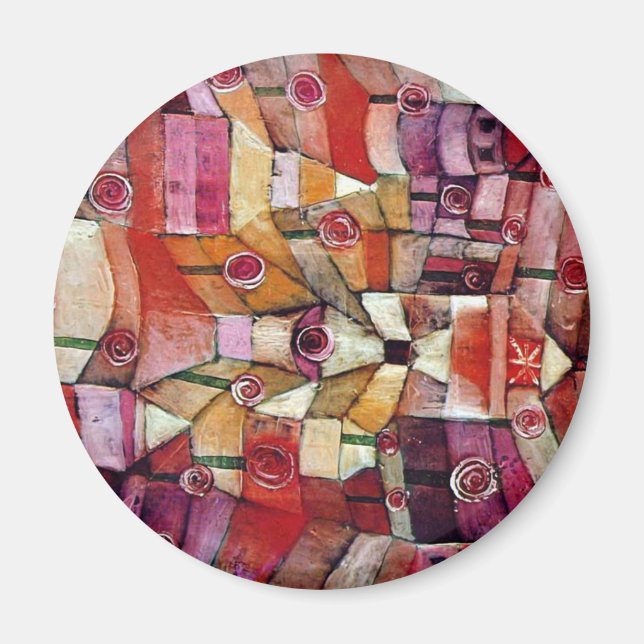 Imán Paul Klee - Jardín Rosa (Frente)