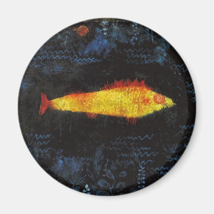Imán Paul Klee The Goldfish Vintage Watercolor Art