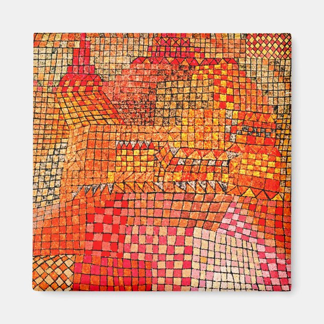 Imán Paul Klee - Town Castle Kr. (Frente)