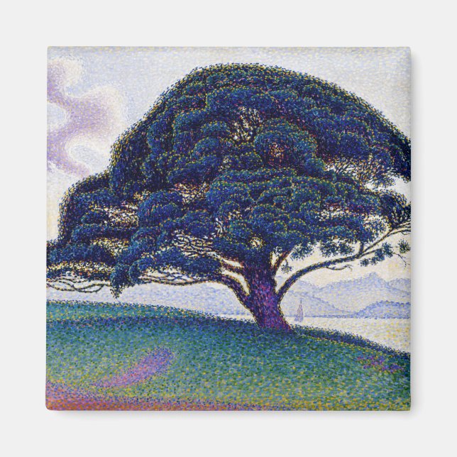 Imán Paul Signac - El pino de Bonaventure (Frente)