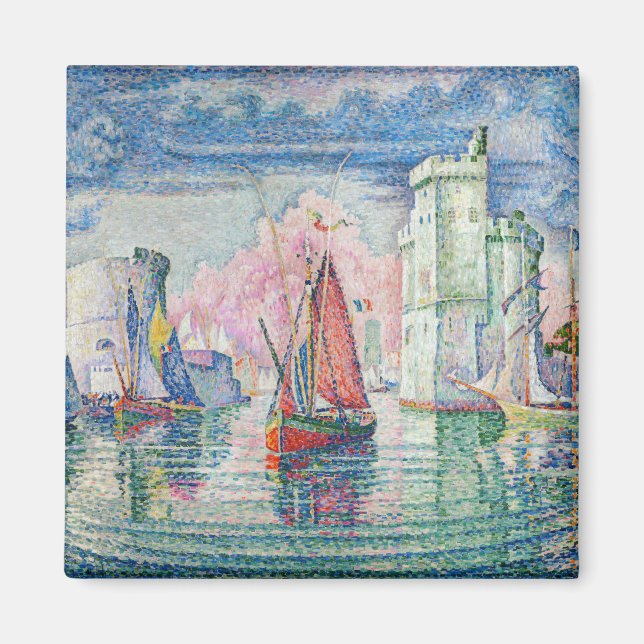 Imán Paul Signac - Entrada al puerto de La Rochelle (Frente)