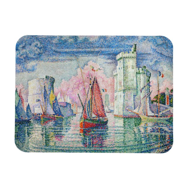 Imán Paul Signac - Entrada al puerto de La Rochelle (Horizontal)