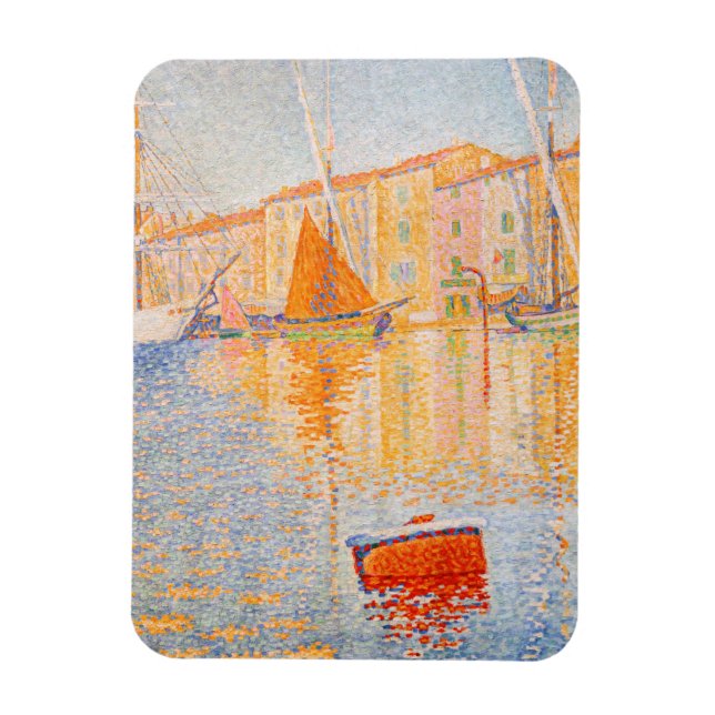 Imán Paul Signac - La boya roja, Saint-Tropez (Vertical)
