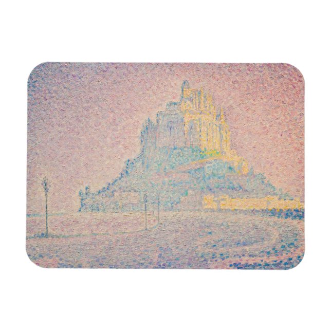 Imán Paul Signac - Monte Saint Michel Niebla y Sol (Horizontal)