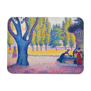 Imán Paul Signac - Saint-Tropez, Fontaine des Lices