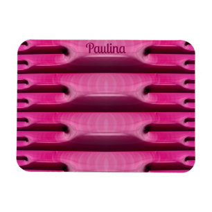 Imán PAULINA ~ BONBONS Rosa ~ Arte Fractal ~