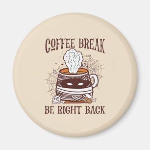 Imán Pausa de café - Tema de Halloween