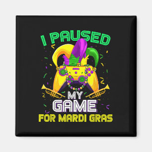 Imán Pausa Mi Juego Para El Videojuego Mardi Gras