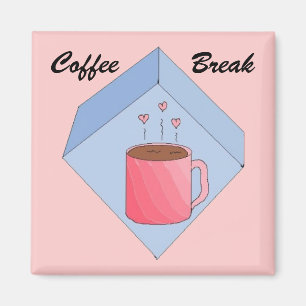 Imán Pausa para el Café