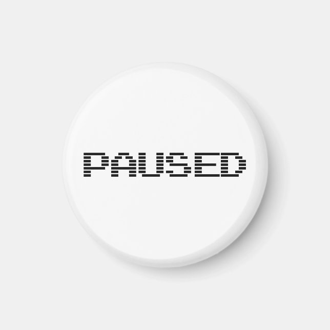 IMÁN PAUSED (Frente)