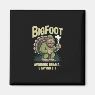 Imán Pavo Bigfoot Bong Evitando Drama Manteniéndose Enc