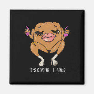 Imán Pavo de Acción de Gracias Divertido Meme de Día de