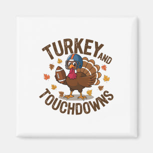 Imán Pavo de Acción de Gracias y touchdowns jugador de