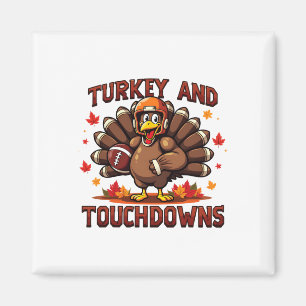 Imán Pavo de Acción de Gracias y touchdowns jugador de