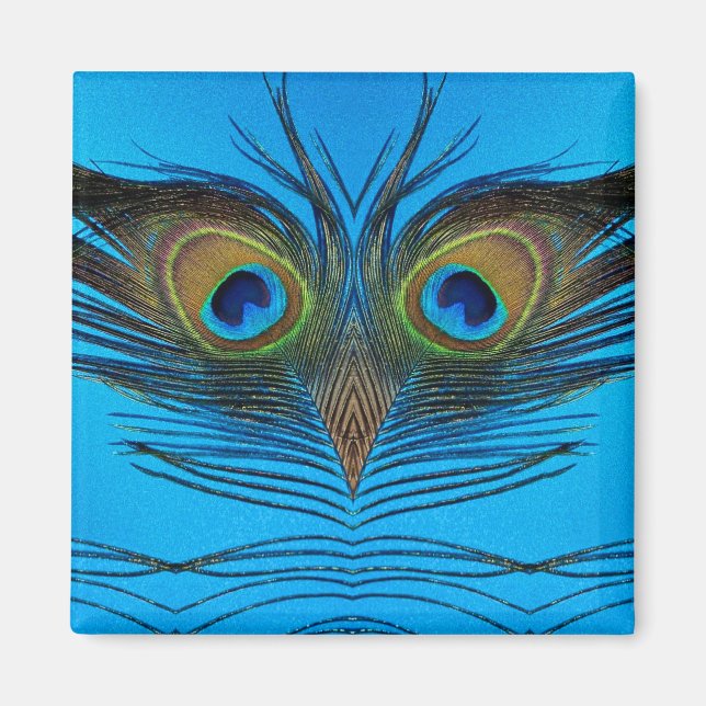 Imán pavo real (Frente)