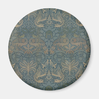 Imán Pavo real y dragón por William Morris