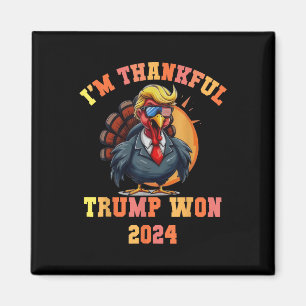 Imán Pavo Trump Meme Divertido Estoy Agradecido De Que