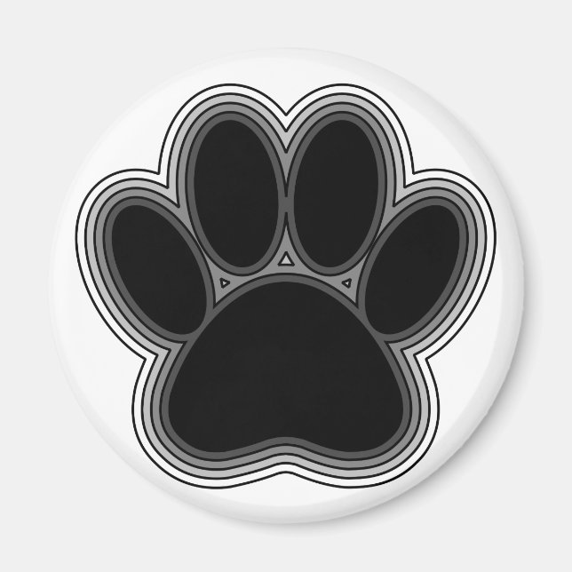 Imán Paw De Perro Con Salidas (Frente)