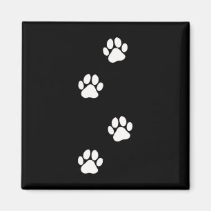 Imán Paw Print Dog Cat Pet Lover