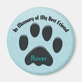 Imán Paws en memoria de mi mejor amigo