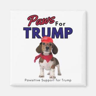 Imán Paws For Trump Magnet - Apoya a Trump 2024