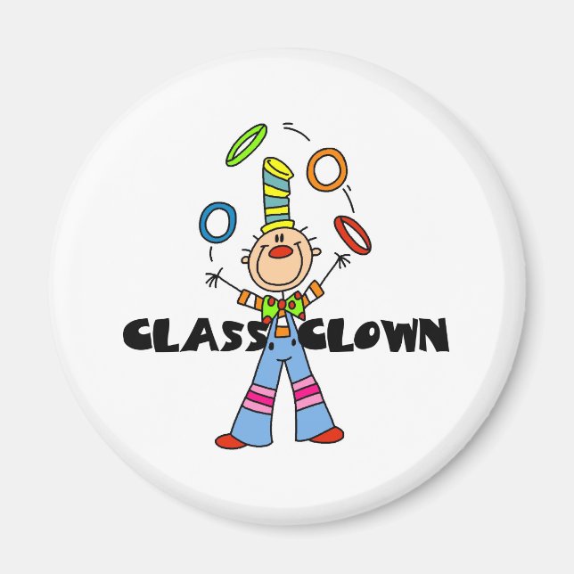 Imán Payaso de clase (Frente)