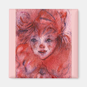 IMÁN PAYASO ROJO PEQUEÑO