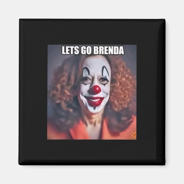 Imán Payaso vamos Brenda 1 (Frente)