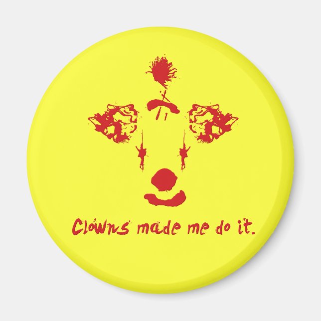 Imán Payasos me hicieron hacerlo (Frente)