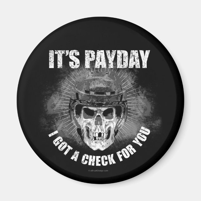Imán Payday de hockey (Frente)