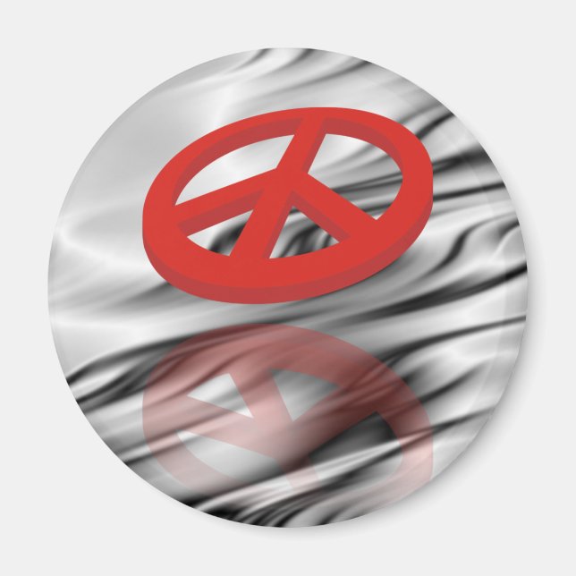 Imán Paz 3D / reflexión (Frente)