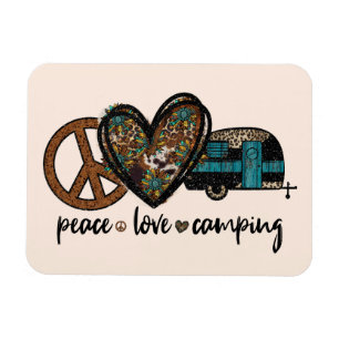 Imán Paz, amor, acampada