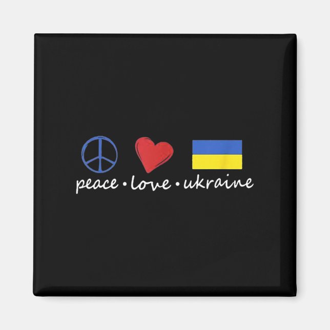 Imán Paz, amor, apoyo a Ucrania, fin de la guerra (Frente)