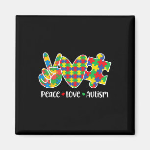 Imán Paz Amor Autismo En Abril Nosotros Llevamos Azul C