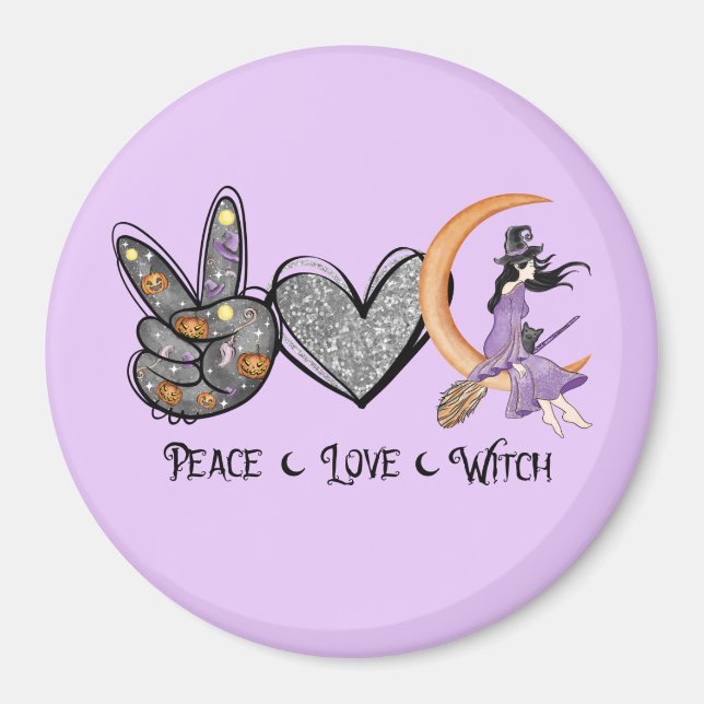 Imán Paz, amor, bruja (Frente)