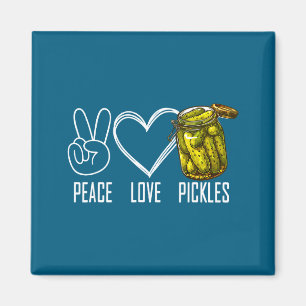 Imán Paz Amor Ckles Tarro Retro De Ckles En Rodajas Com