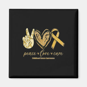 Imán Paz Amor Cura Cura Cáncer Infantil Vestuario de Co