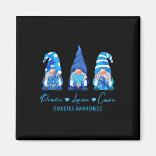 Imán Paz Amor Cure Gnome Diabetes Supervivientes de Sen