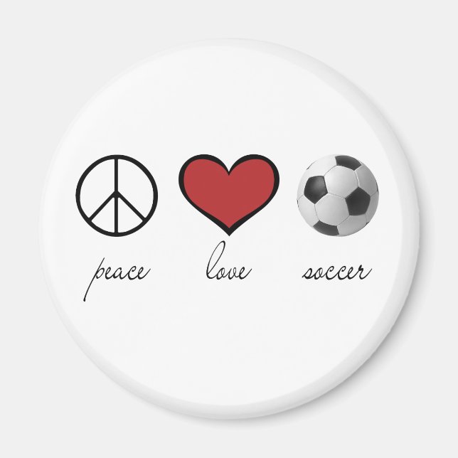 Imán Paz, amor, fútbol (Frente)