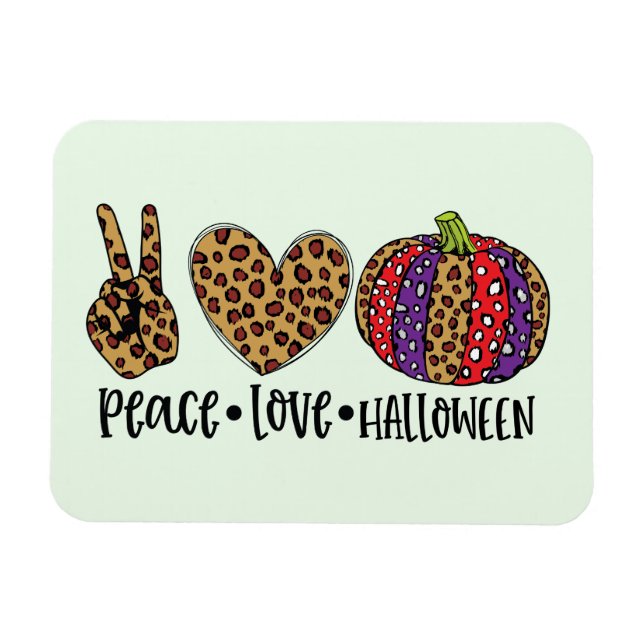 Imán Paz - Amor - Halloween (Horizontal)