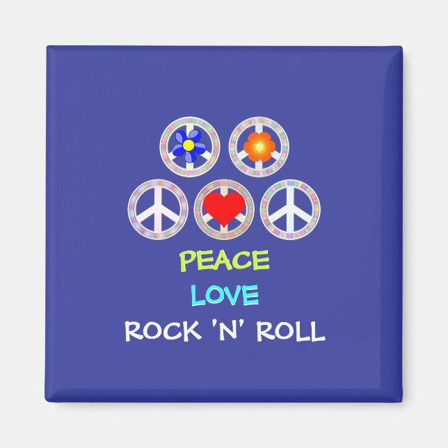 IMÁN PAZ, AMOR, ROCK 'N' ROLL (Frente)