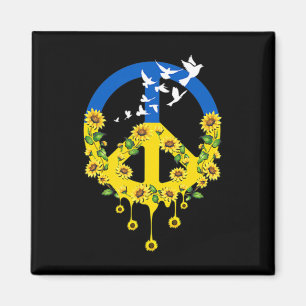 Imán Paz Amor Ucrania Domina Ucrania Girasol Ucrania