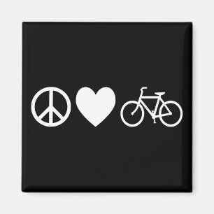 Imán Paz Amor y Bicicletas