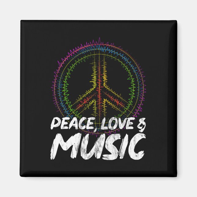 Imán Paz Amor Y Paz Musical (Frente)