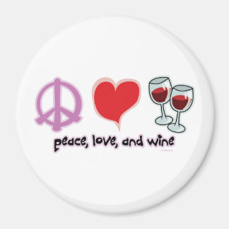 Imán Paz, amor y vino