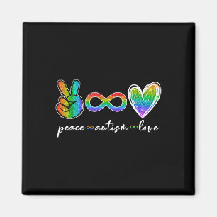 Imán Paz Autismo Amor Infinito Símbolo Autismo Concienc