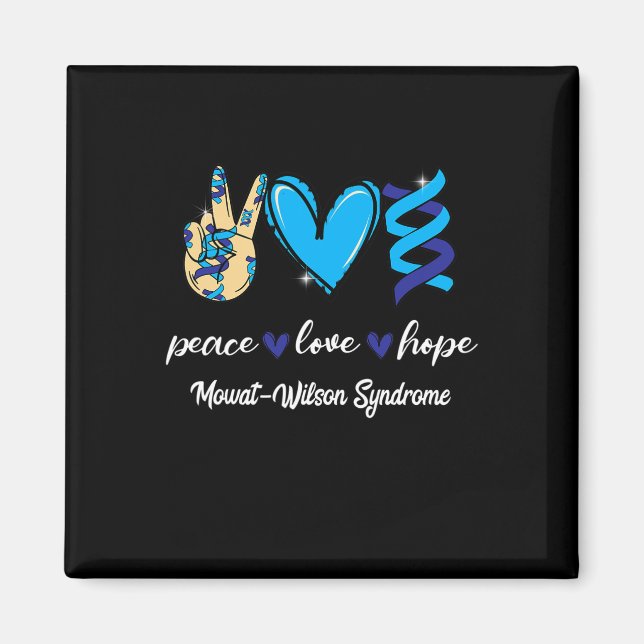 Imán Paz Cure Mowat-wilson Síndrome Cinta Azul (Frente)