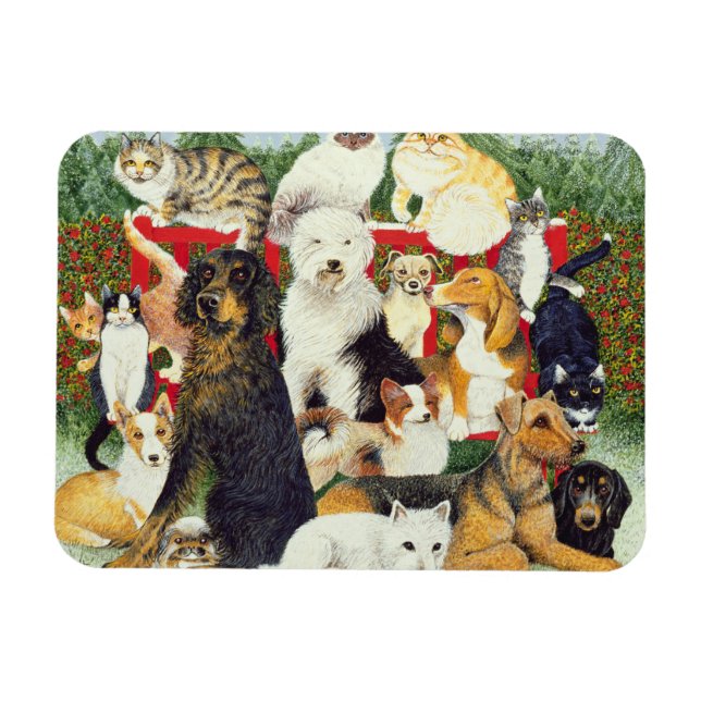 Imán Paz de navidades (Horizontal)
